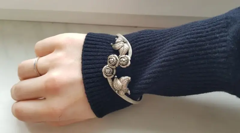 Редкий, винтажный браслет- кафф 'Розы' 1980г, СССР - Вся Беларусь - 236672 - Доска объявлений Kupika.by - Фото 8