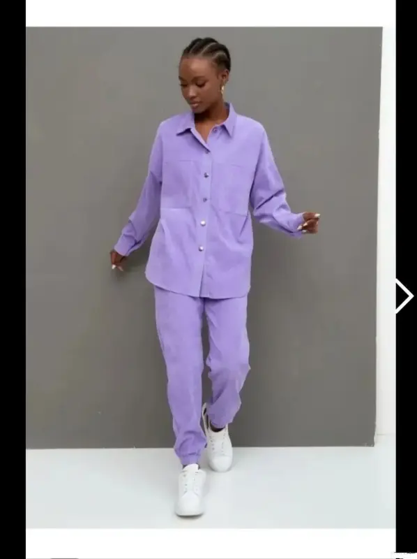 Костюм вельветовый оверсайз