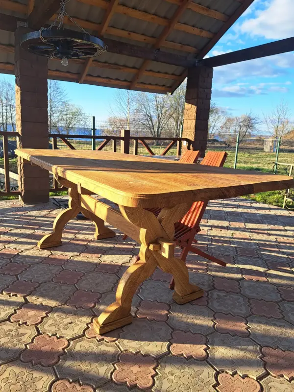 Уличные стол и скамейки из массива дуба - Вся Беларусь - 239465 - Доска объявлений Kupika.by - Фото 2