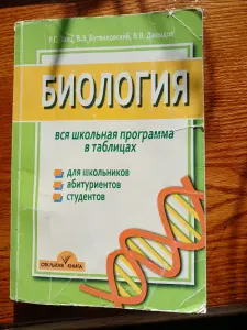 Учебные пособия по биологии и химии
