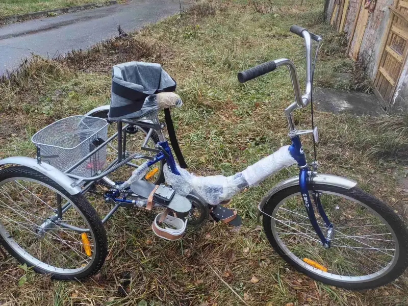 Трёхколёсный взрослый велосипед