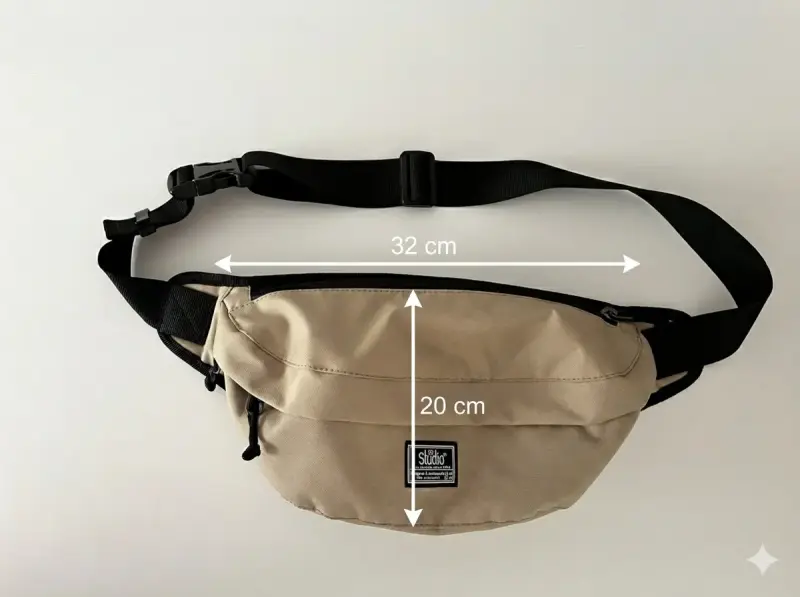 Крафтовая поясная сумка Studio 58
