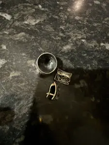 Серебряный набор ручной работы