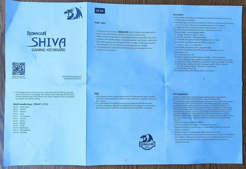 Компьютерная периферия и аксессуары - Клавиатура игровая проводная Redragon Shiva, б/у - Вся Беларусь - Фото 8 Клавиатура игровая проводная Redragon Shiva, б/у - Вся Беларусь - 240979 - Доска объявлений Kupika.by - Фото 8