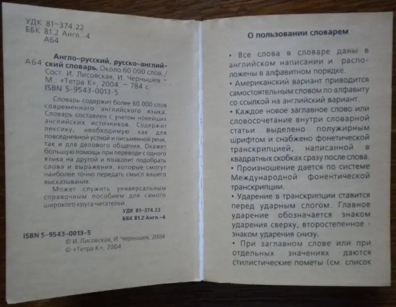 Ирина Лисовская, Илья Чернышев - Англо-русский и русско-английский словарь - Вся Беларусь - 240674 - Доска объявлений Kupika.by - Фото 3