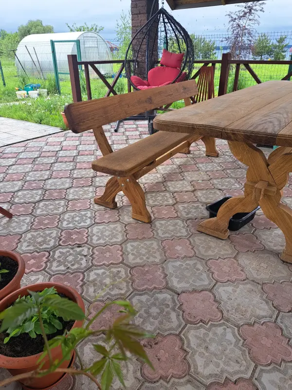 Уличные стол и скамейки из массива дуба - Вся Беларусь - 239465 - Доска объявлений Kupika.by - Фото 5