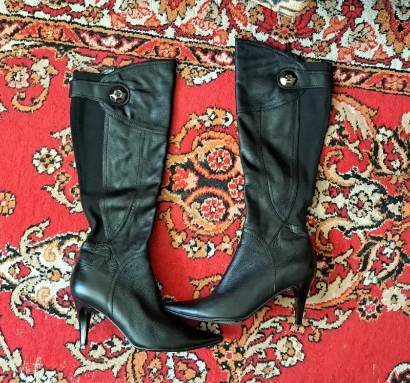 Сапоги осенние женские р.38 на каблуке, б.у - Вся Беларусь - 239648 - Доска объявлений Kupika.by - Фото 3