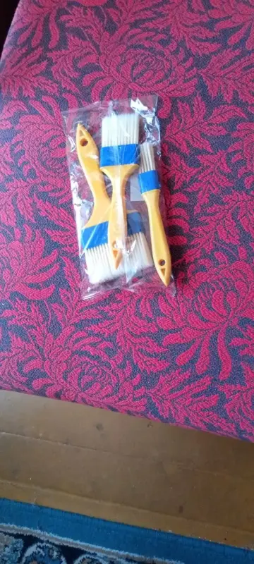 Набор кистей малярных, плоских из 3шт., новый