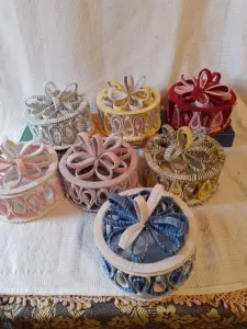 Органайзеры из джута ручной работы