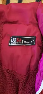 Куртка-жилетка бордо на флисе на 4-6г, б.у