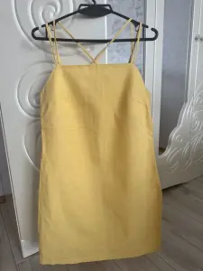 Льняное платье