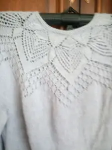 шикарная кофта с круглой кокеткой