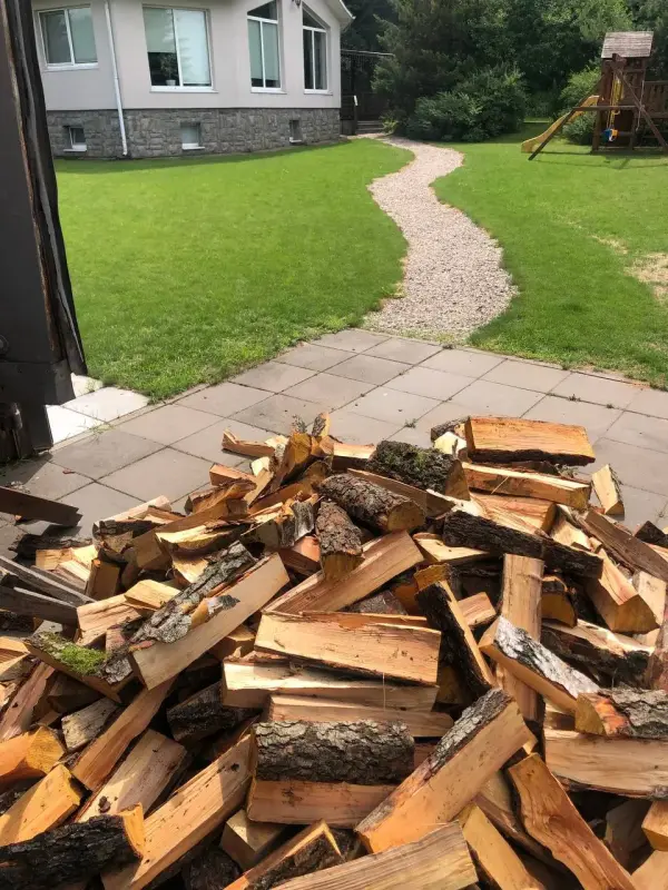 Дрова колотые берёзовые для дома бани мангала