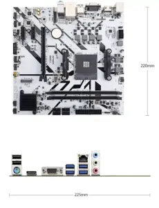 Материнская плата Onda B450-s w (ver.3)