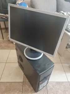 Компьютер Intel 2 ядра, 4gb RAM, SSD+HDD, 9800 GT с монитором