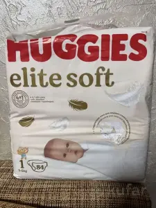 памперсы Huggies elit soft 3-5 кг