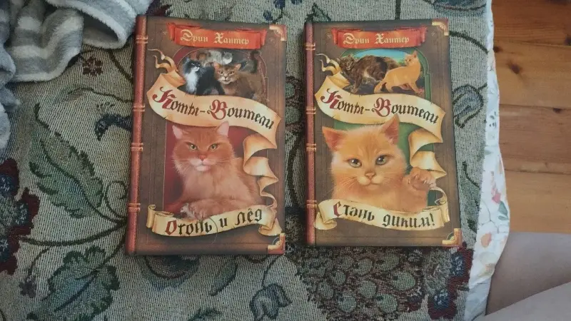 Комплект двух книг, Коты-Воители, Стань диким и Огонь и лед