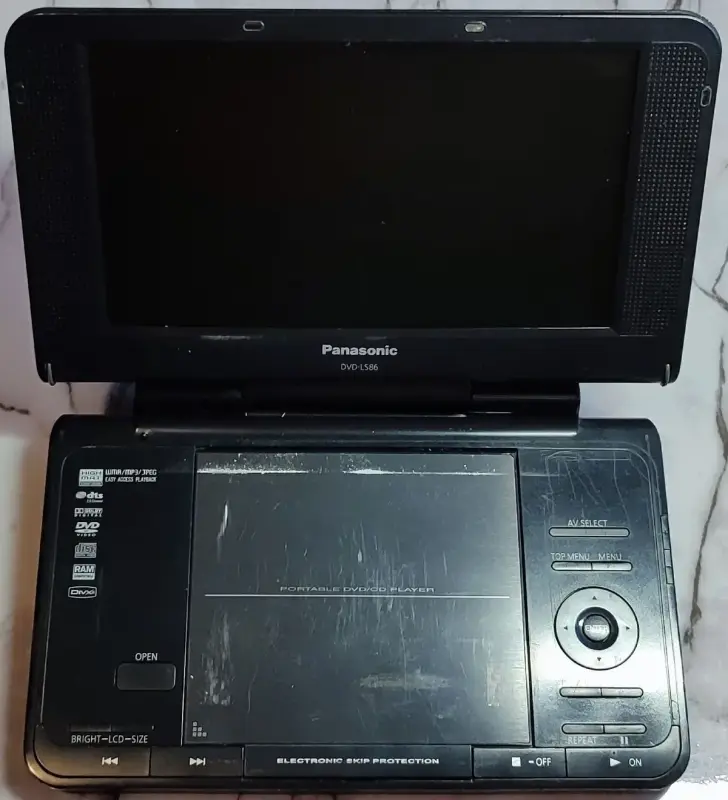 Видео, DVD и Blu-ray плееры - Портативный DVD-плеер Panasonic DVD-LS86 - Вся Беларусь - Фото 3 Портативный DVD-плеер Panasonic DVD-LS86 - Вся Беларусь - 239399 - Доска объявлений Kupika.by - Фото 3