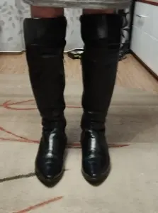 Демисезонные ботфорты размер 38