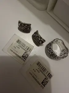 Серебряный набор ручной работы