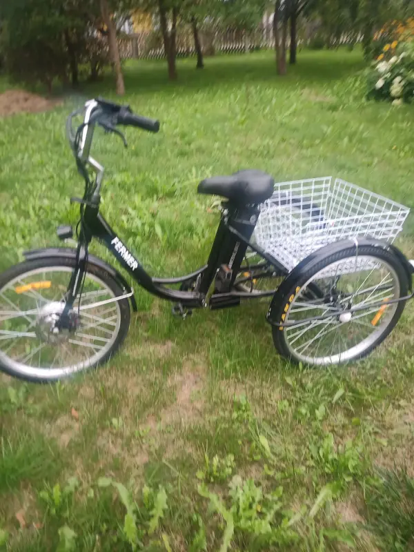 Электровелосипед трехколесный