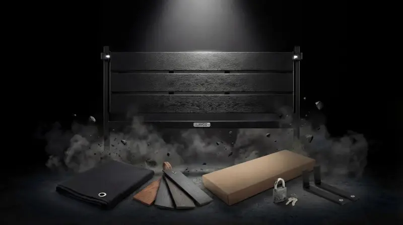 Лавочка складная уличная на кладбище