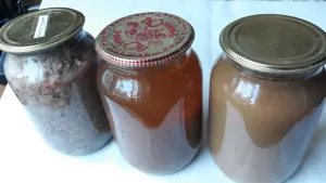 Варенье, сок, мякоть ягод и фруктов прошлых лет