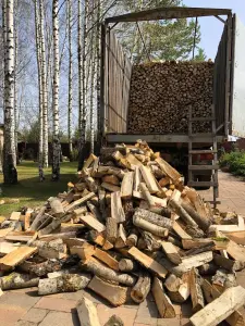 Дрова колотые берёзовые