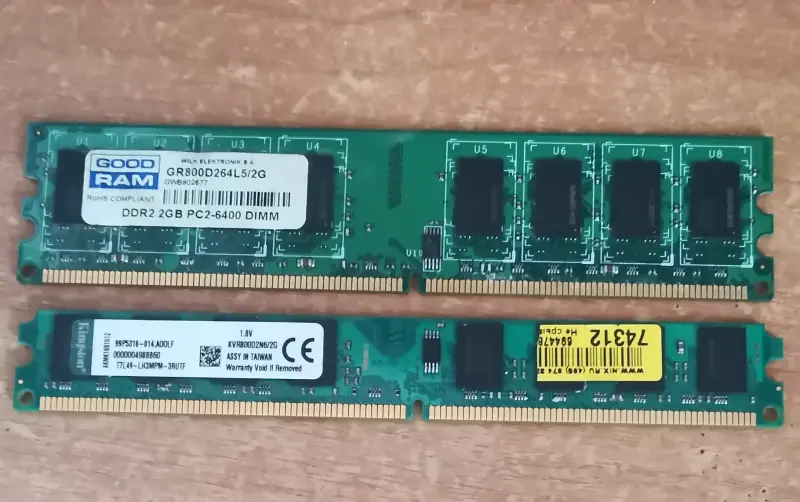 Оперативная память (ОЗУ) DDR2 2Гб 800МГц DIMM
