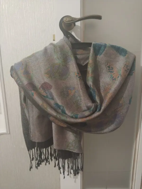 Шарф/палантин PASHMINA, 70%-кашемир, 30%-шелк