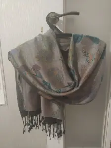 Шарф/палантин PASHMINA, 70%-кашемир, 30%-шелк