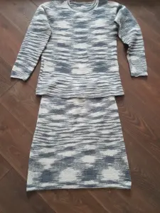 вязаный костюм ручная работа