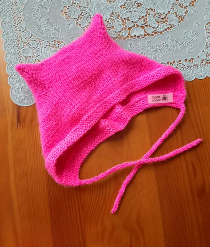 Коточепчики с ушками для девочек на весну