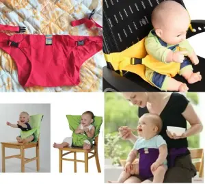 Детское обеденное кресло, ремень безопасности, новое