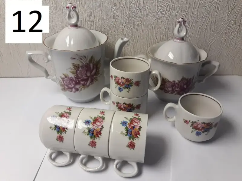 Сервиз кофейный-чайный фарфоровый (МФЗ, СССР) - Вся Беларусь - 175219 - Доска объявлений Kupika.by - Фото 8