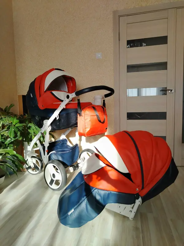 Модульная коляска 2в1 состояние новой