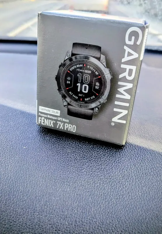 Garmin Fenix 7X Pro Sapphire Solar черные часы