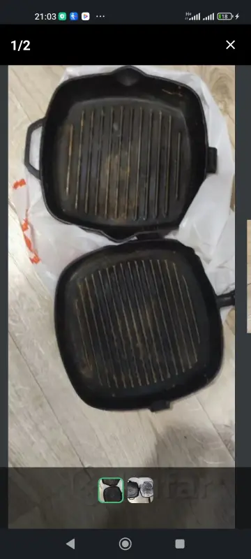 Сковороды чугунные