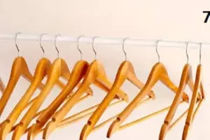 Вешалка Деревянная и Пластмассовая 75 штук