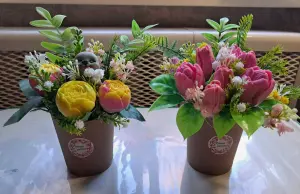 Букеты из мыльных цветов