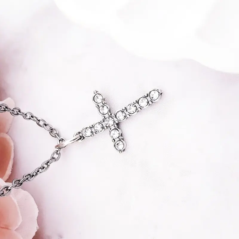 Новый серебряный крестик