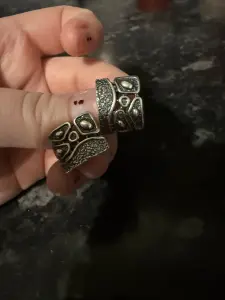 Серебряный набор ручной работы