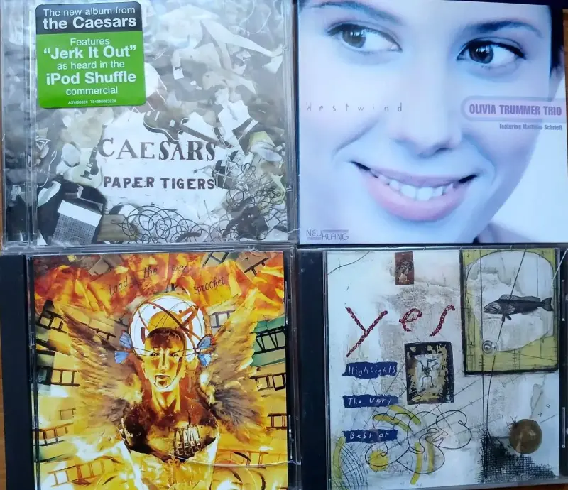 Коллекция CD (Rock, Jazz, Blues)