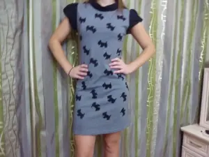 Прямое платье для девушек