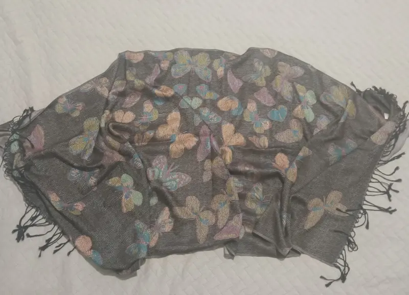 Шарф/палантин PASHMINA, 70%-кашемир, 30%-шелк - Костюковичи - 239331 - Доска объявлений Kupika.by - Фото 4