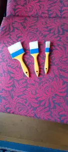 Набор кистей малярных, плоских из 3шт., новый