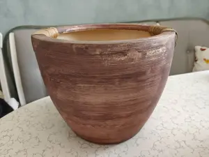 Кашпо керамические за 70 и 140 рублей