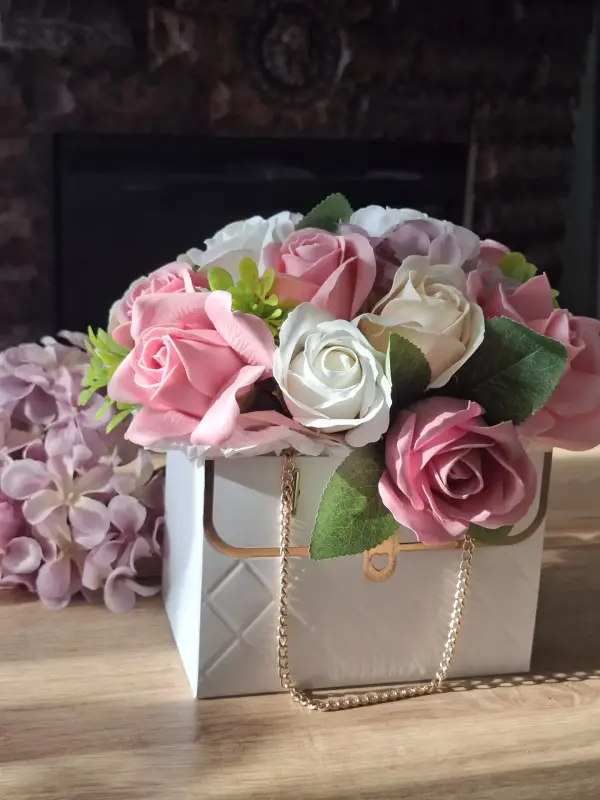 Букеты из мыльных цветов