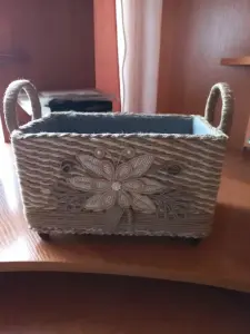 Органайзеры из джута ручной работы