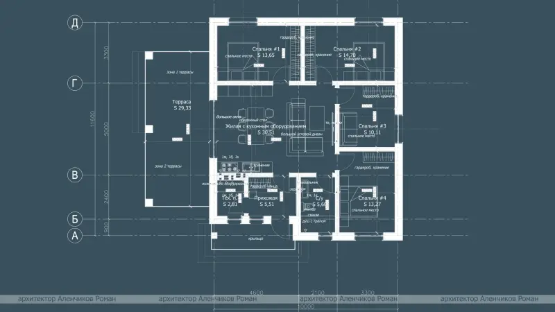 проект 757 дома с 4 спальнями, 100м2 стропильная система кровли, ведомость леса для лесхоза - Вся Беларусь - 239577 - Доска объявлений Kupika.by - Фото 3